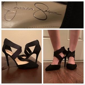 Jessica Simpson crisscross heels